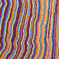 Aboriginal Artwork by Kieran Japangardi Michaels, Lappi Lappi Jukurrpa, 76x46cm