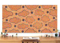 Aboriginal Artwork by Kirsty Anne Napanangka Martin, Mina Mina Jukurrpa - Ngalyipi, 183x91cm