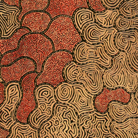 Aboriginal Artwork by Kirsty-Anne Napanangka Martin, Mina Mina Jukurrpa - Ngalyipi, 122x107cm