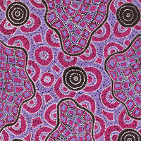 Aboriginal Artwork by Kirsty-Anne Napanangka Martin, Mina Mina Jukurrpa - Ngalyipi, 91x46cm
