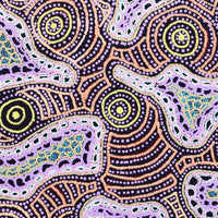 Aboriginal Artwork by Kirsty Anne Napanangka Brown, Mina Mina Jukurrpa - Ngalyipi, 107x61cm