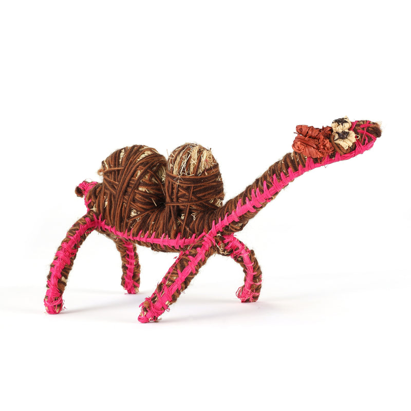 Aboriginal Artwork by Kristabell Porter - Tjanpi Camel Sculpture