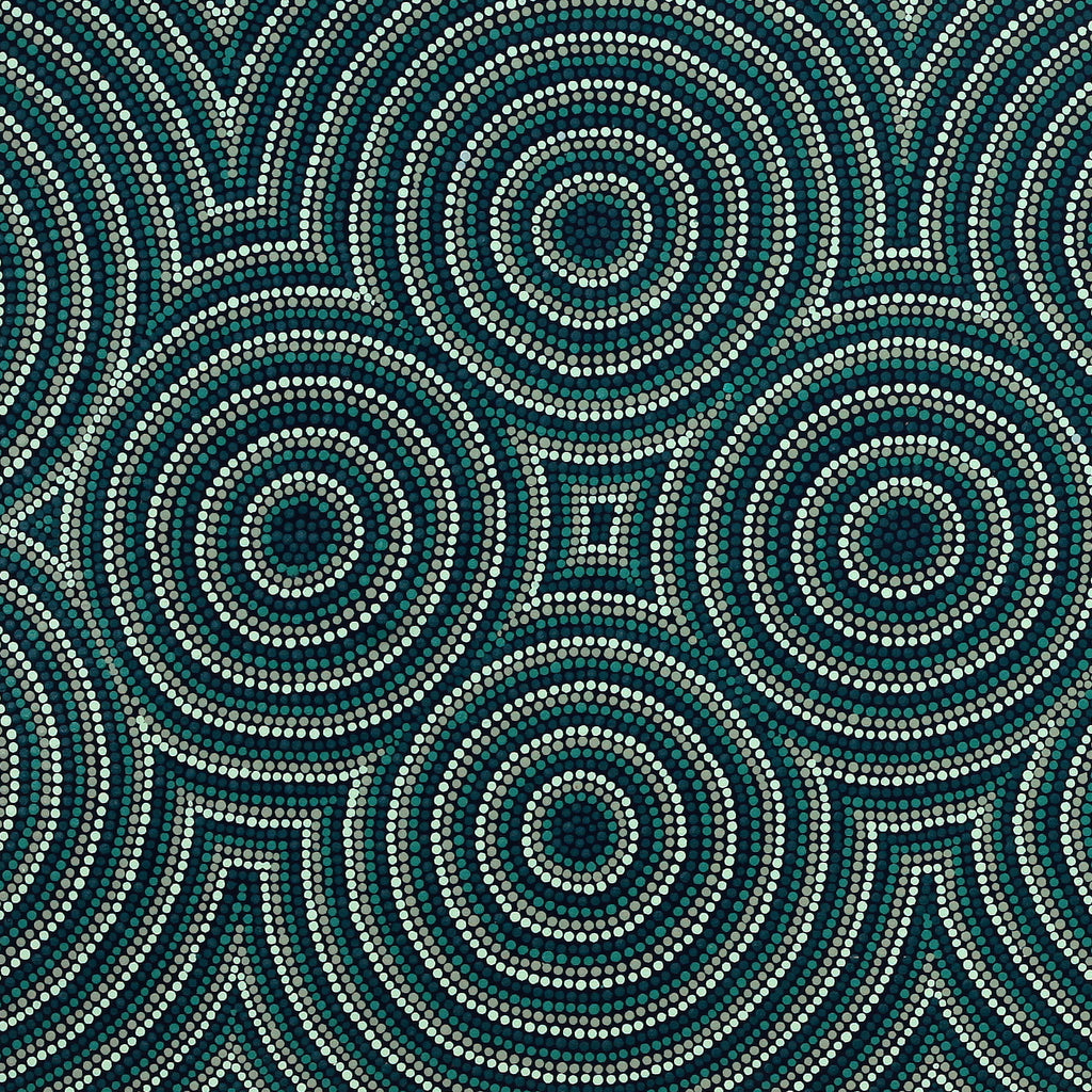 Aboriginal Artwork by Kylie Nelson, Walka Wiru Ngura Wiru, 152x61cm