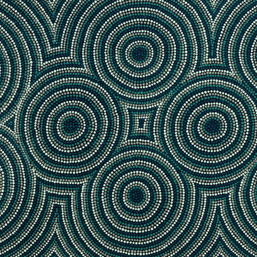 Aboriginal Artwork by Kylie Nelson, Walka Wiru Ngura Wiru, 152x61cm