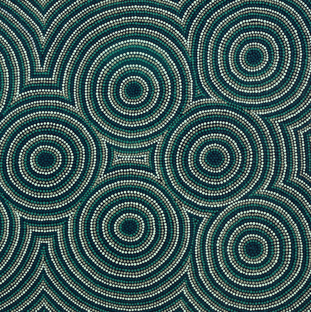 Aboriginal Artwork by Kylie Nelson, Walka Wiru Ngura Wiru, 152x61cm