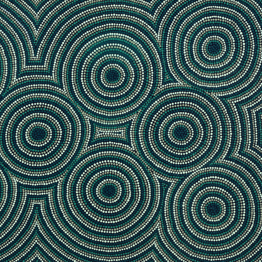 Aboriginal Artwork by Kylie Nelson, Walka Wiru Ngura Wiru, 152x61cm