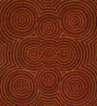 Aboriginal Artwork by Kylie Nelson, Walka Wiru Ngura Wiru, 61x56cm