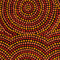 Aboriginal Artwork by Kylie Nelson, Walka Wiru Ngura Wiru, 61x56cm