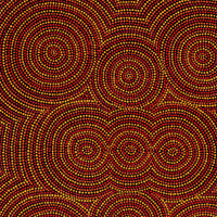 Aboriginal Artwork by Kylie Nelson, Walka Wiru Ngura Wiru, 61x56cm