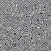 Aboriginal Art by Kylie Napangardi Williams, Yarla Jukurrpa (Bush Potato Dreaming) - Cockatoo Creek, 30x30cm - ART ARK®