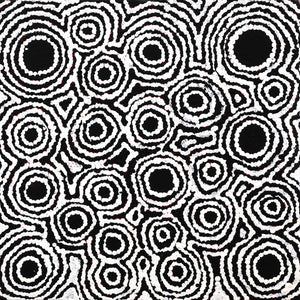 Aboriginal Artwork by Kylie Napangardi Williams, Yarla Jukurrpa (Bush Potato Dreaming) - Cockatoo Creek, 30x30cm - ART ARK®