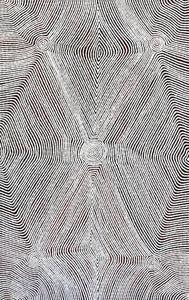 Aboriginal Artwork by Leah Nampijinpa Sampson, Ngapa Jukurrpa (Water Dreaming) - Pirlinyarnu, 122x76cm - ART ARK®