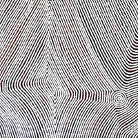 Aboriginal Artwork by Leah Nampijinpa Sampson, Ngapa Jukurrpa (Water Dreaming) - Pirlinyarnu, 122x76cm