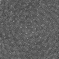 Aboriginal Artwork by Leavannia Nampijinpa Watson, Ngapa Jukurrpa (Water Dreaming) - Puyurru, 61x61cm