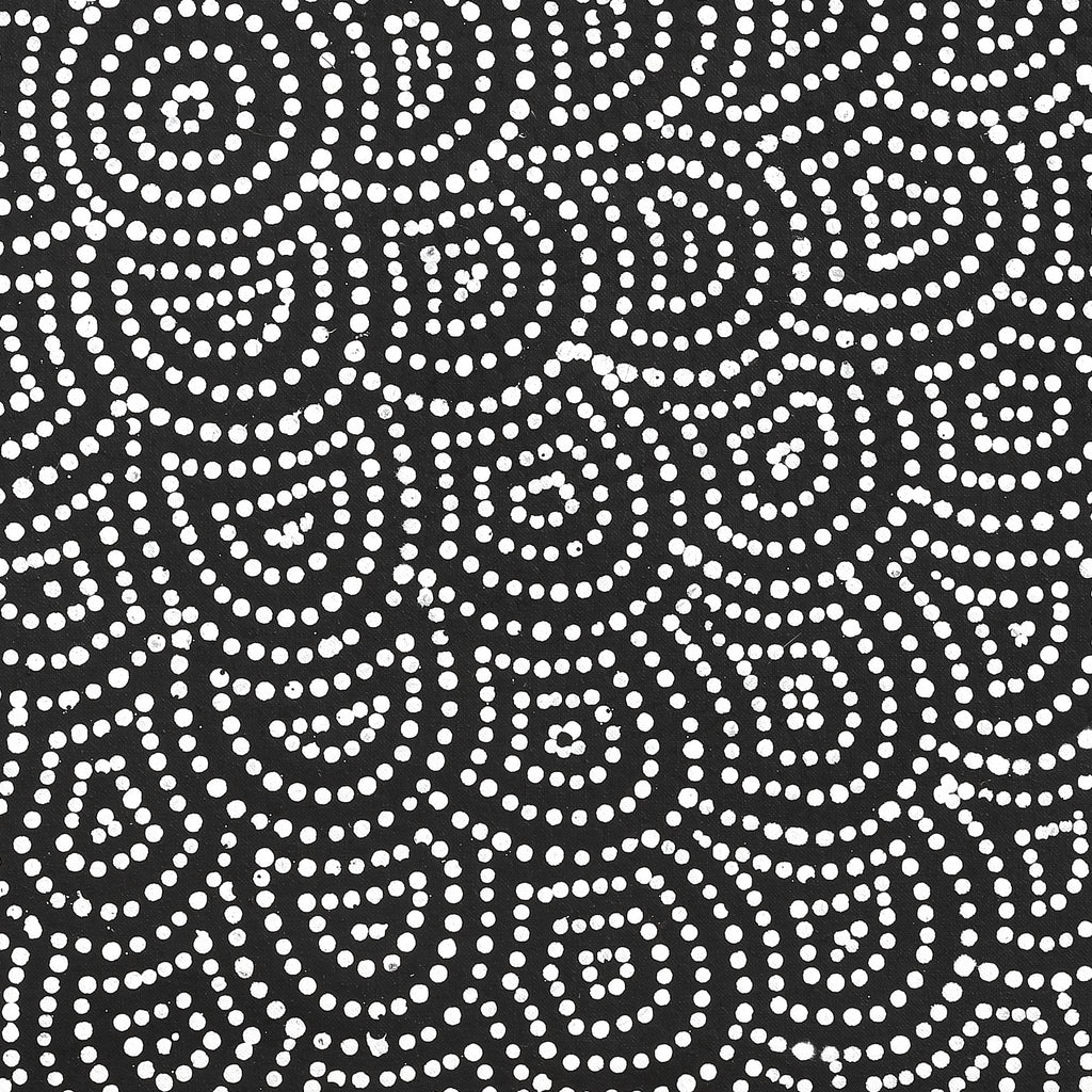 Aboriginal Artwork by Leavannia Nampijinpa Watson, Ngapa Jukurrpa (Water Dreaming) - Puyurru, 61x61cm - ART ARK®