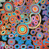 Aboriginal Artwork by Lee Nangala Gallagher, Yankirri Jukurrpa (Emu Dreaming) - Ngarlikurlangu, 152x122cm