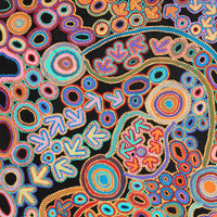 Aboriginal Artwork by Lee Nangala Gallagher, Yankirri Jukurrpa (Emu Dreaming) - Ngarlikurlangu, 152x122cm
