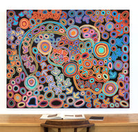 Aboriginal Artwork by Lee Nangala Gallagher, Yankirri Jukurrpa (Emu Dreaming) - Ngarlikurlangu, 152x122cm