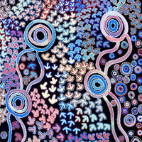 Aboriginal Artwork by Lee Nangala Gallagher, Yankirri Jukurrpa - Ngarna, 152x107cm