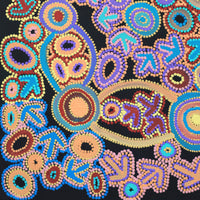 Aboriginal Artwork by Lee Nangala Gallagher, Yankirri Jukurrpa (Emu Dreaming) - Ngarlikurlangu, 76x61cm