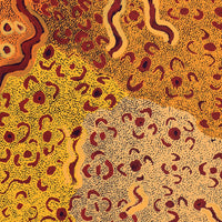 Aboriginal Artwork by Leonie Napaltjarri Kamutu, Lungkata, 70x50cm