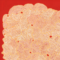 Aboriginal Artwork by Leonie Napaltjarri Kamutu, Papa Tjukurrpa (Dog Dreaming), 120x80cm