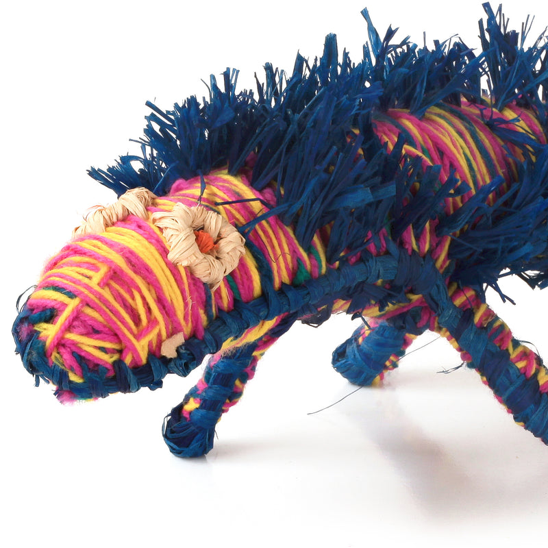 Aboriginal Artwork by Leshelle McLean - Echidna Tjanpi Sculpture