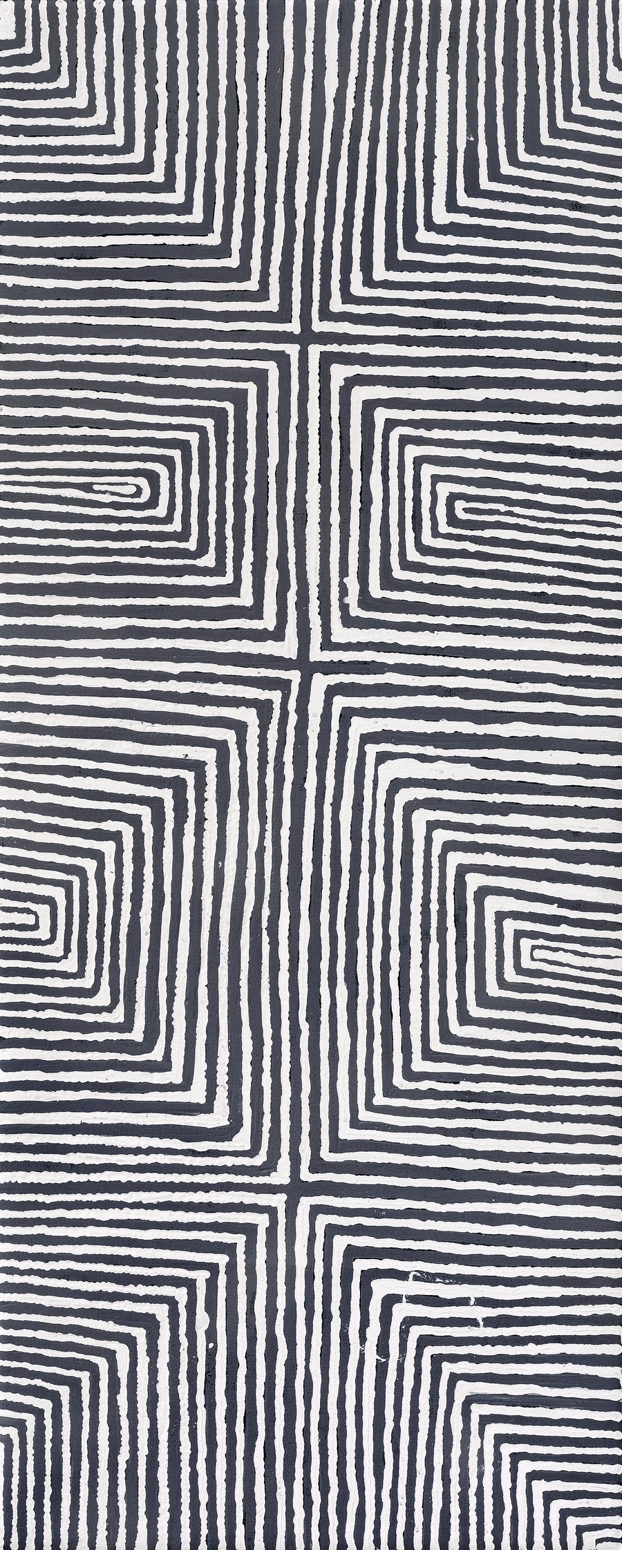 Aboriginal Artwork by Letisha Napanangka Marshall, Ngapa Jukurrpa (Water Dreaming) - Puyurru, 152x61cm