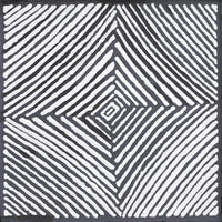 Aboriginal Artwork by Letisha Napanangka Marshall, Ngapa Jukurrpa (Water Dreaming) - Puyurru, 46x46cm