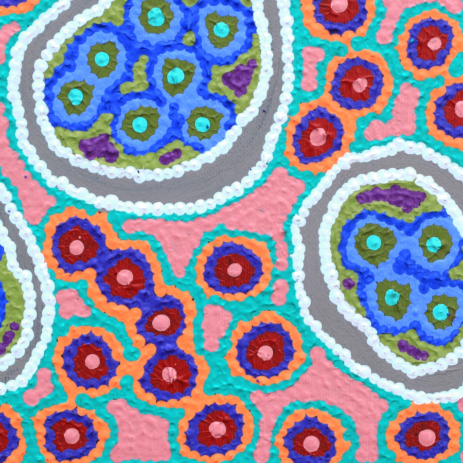 Aboriginal Artwork by Letitia Nungarrayi Bartlett, Winparrku - Mt Webb Dreaming, 30x30cm