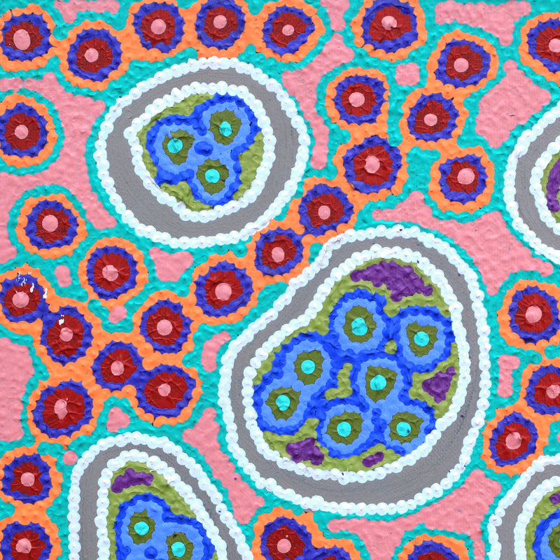 Aboriginal Artwork by Letitia Nungarrayi Bartlett, Winparrku - Mt Webb Dreaming, 30x30cm