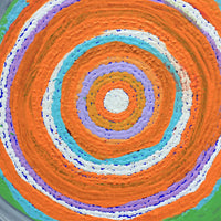 Aboriginal Artwork by Liddy Napanangka Walker, Pirlarla Jukurrpa 30x30cm