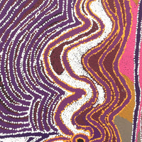 Aboriginal Artwork by Liddy Napanangka Walker, Purlapurla Jukurrpa 122x61cm
