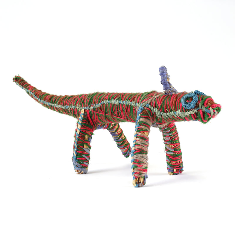 Aboriginal Artwork by Lilian Golding - Papa (Dog) Tjanpi Sculpture