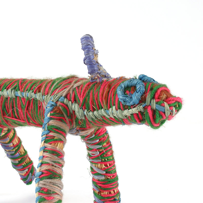 Aboriginal Artwork by Lilian Golding - Papa (Dog) Tjanpi Sculpture