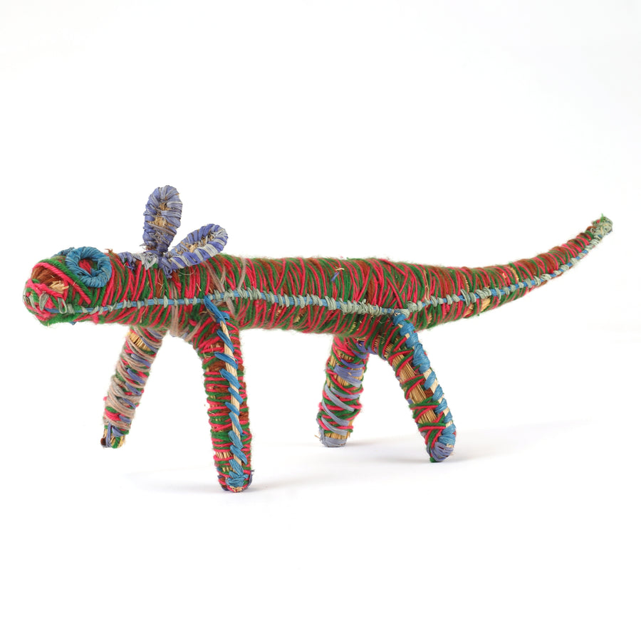 Aboriginal Artwork by Lilian Golding - Papa (Dog) Tjanpi Sculpture