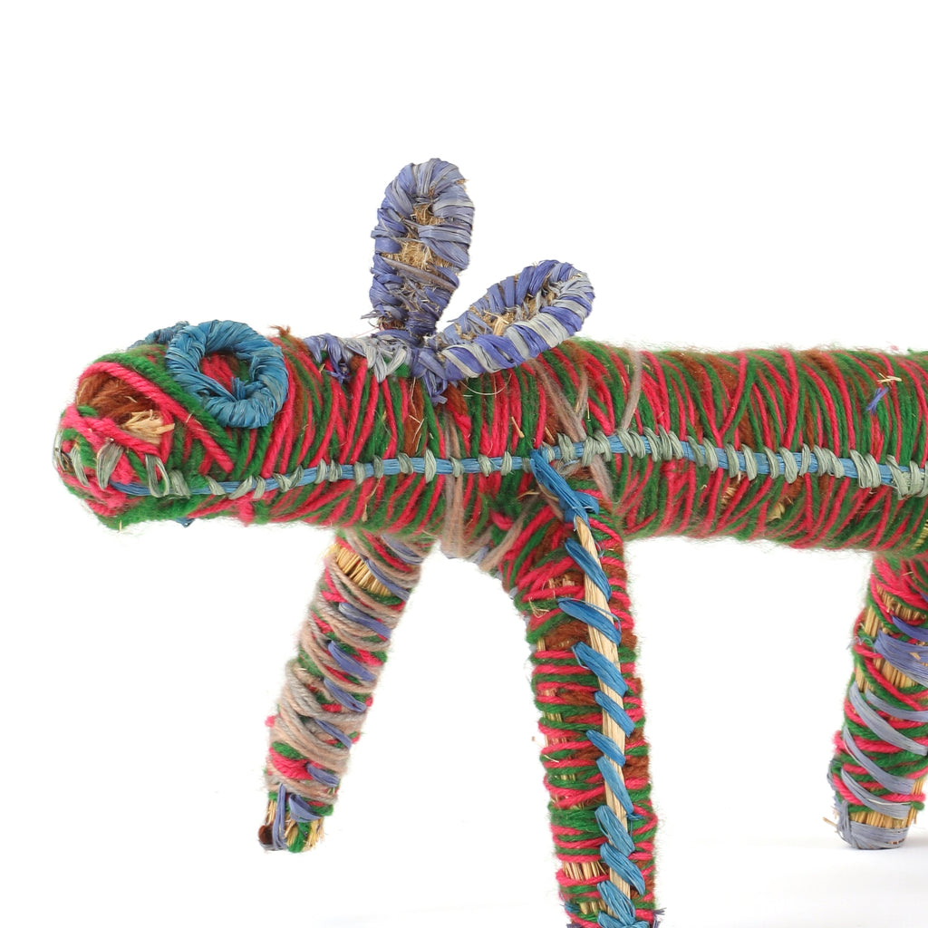 Aboriginal Artwork by Lilian Golding - Papa (Dog) Tjanpi Sculpture