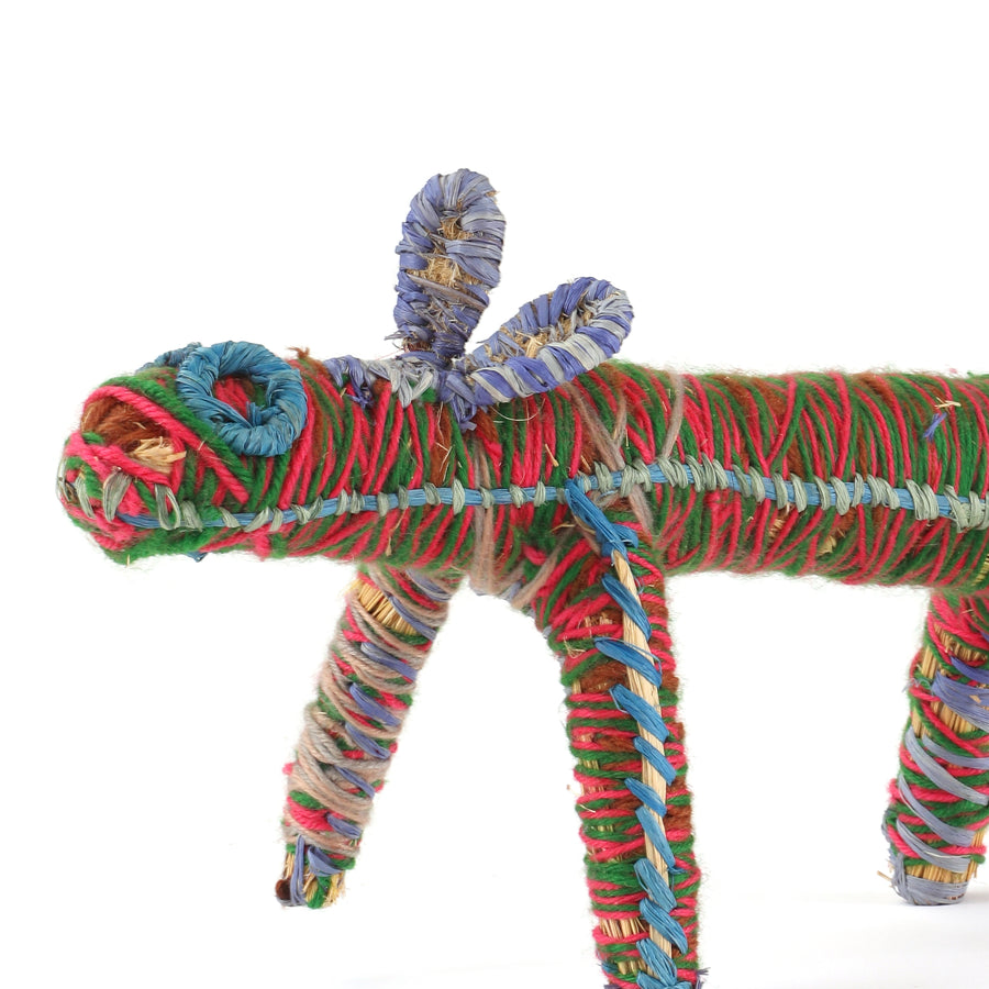 Aboriginal Artwork by Lilian Golding - Papa (Dog) Tjanpi Sculpture