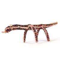 Aboriginal Artwork by Lillian Golding - Tinka (lizard) Tjanpi Sculpture