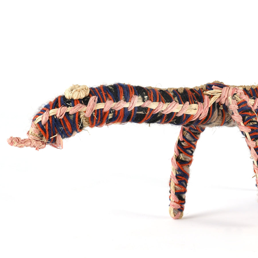 Aboriginal Artwork by Lillian Golding - Tinka (lizard) Tjanpi Sculpture