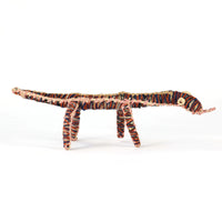 Aboriginal Artwork by Lillian Golding - Tinka (lizard) Tjanpi Sculpture