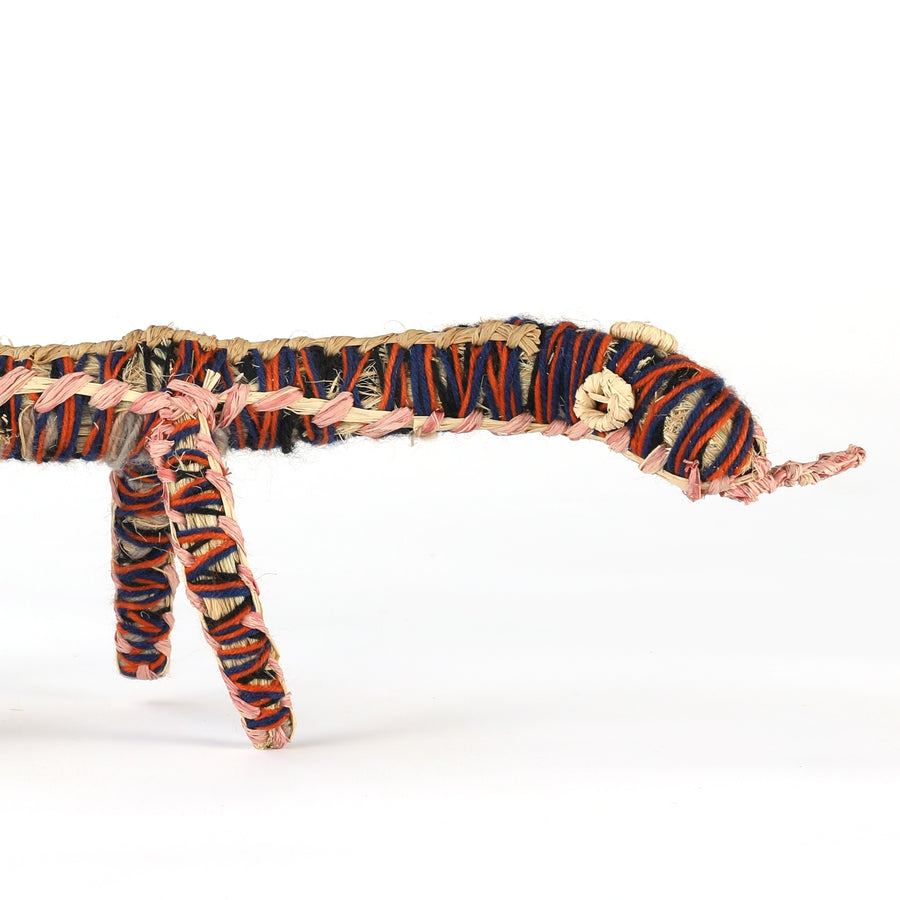 Aboriginal Artwork by Lillian Golding - Tinka (lizard) Tjanpi Sculpture