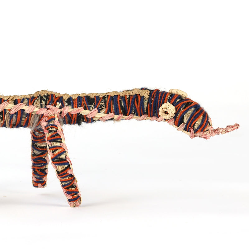 Aboriginal Artwork by Lillian Golding - Tinka (lizard) Tjanpi Sculpture