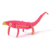 Aboriginal Artwork by Lillian Golding - Tinka (lizard) Tjanpi Sculpture