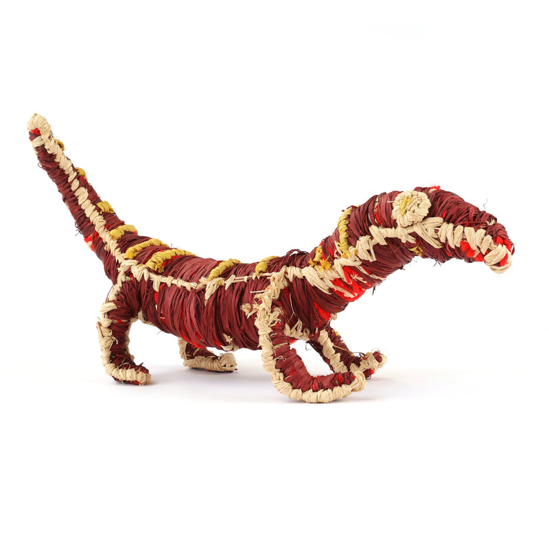 Aboriginal Artwork by Lillian Golding - Tinka (lizard) Tjanpi Sculpture