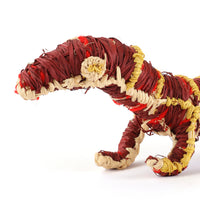 Aboriginal Artwork by Lillian Golding - Tinka (lizard) Tjanpi Sculpture
