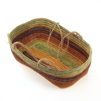Aboriginal Artwork by Linda Dhapara Garmu, Gapuwiyak - Woven Basket