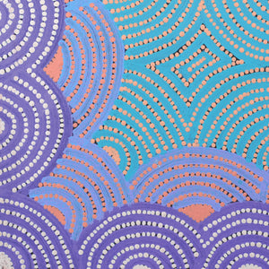 Aboriginal Artwork by Linda Napaljarri James, Marapinti Jukurrpa, 30x30cm - ART ARK®