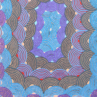 Aboriginal Artwork by Linda Napaljarri James, Marapinti Jukurrpa, 91x76cm