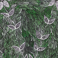 Aboriginal Artwork by Lindy Nangala Tilmouth Presco, Bush Tucker, 76x30cm